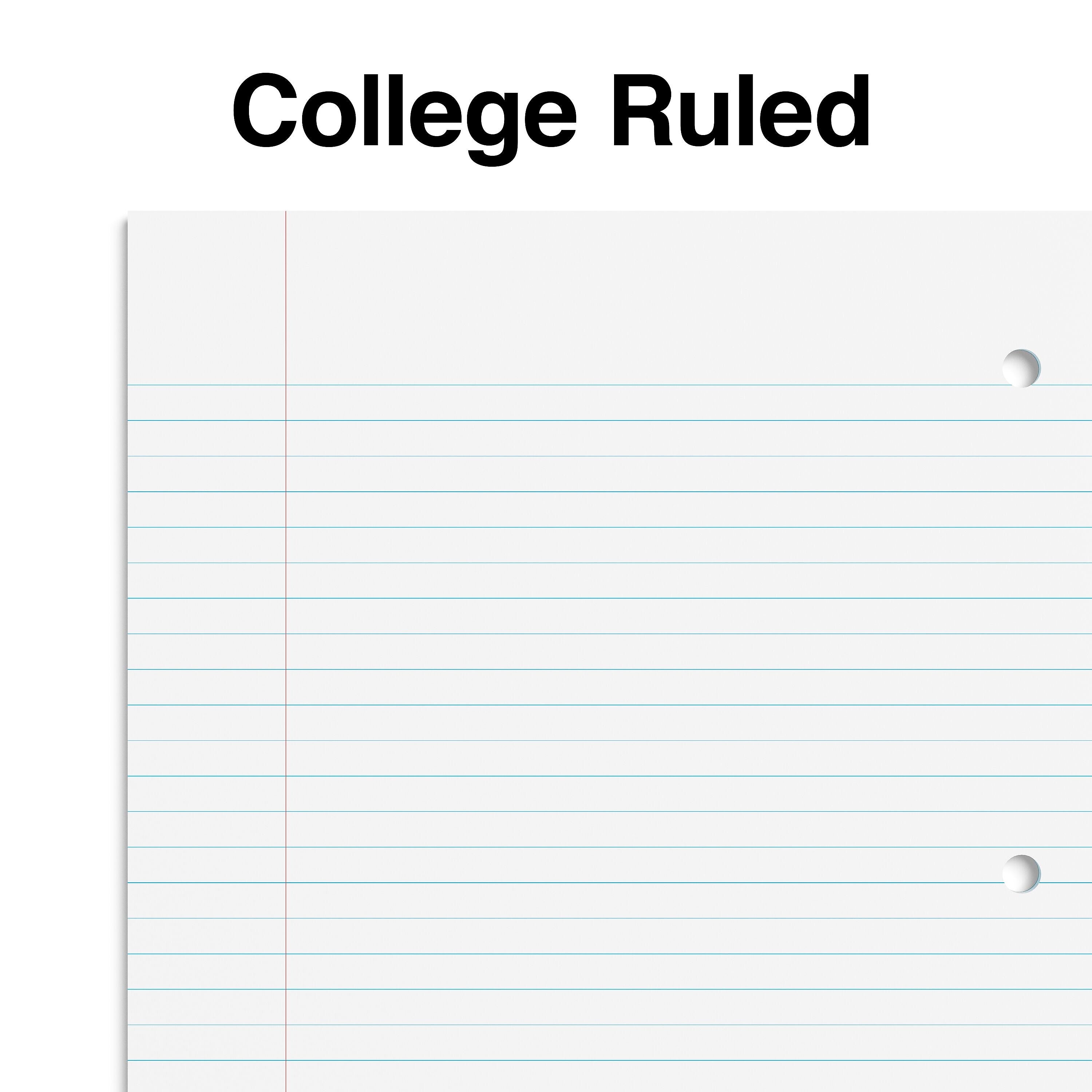 Staples 1-Subject Notebooks, 8" x 10.5", College Ruled, 70 Sheets, Assorted Colors (ST54891C)