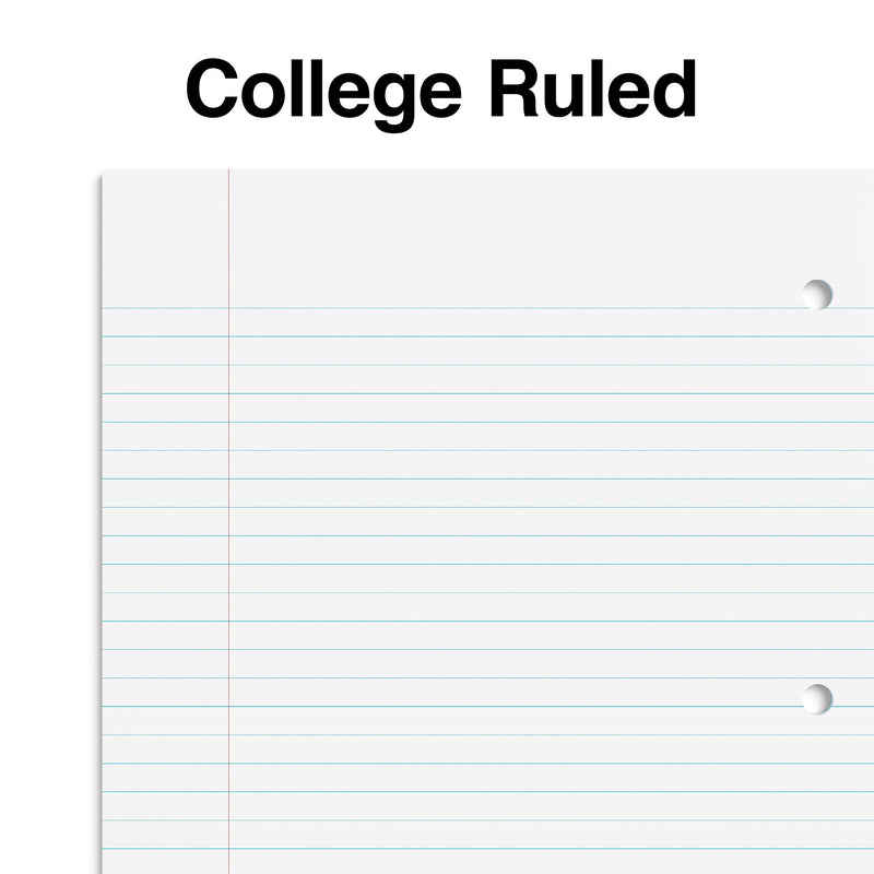 Staples 1-Subject Notebooks, 8" x 10.5", College Ruled, 70 Sheets, Assorted Colors, 48/Pack (10871)