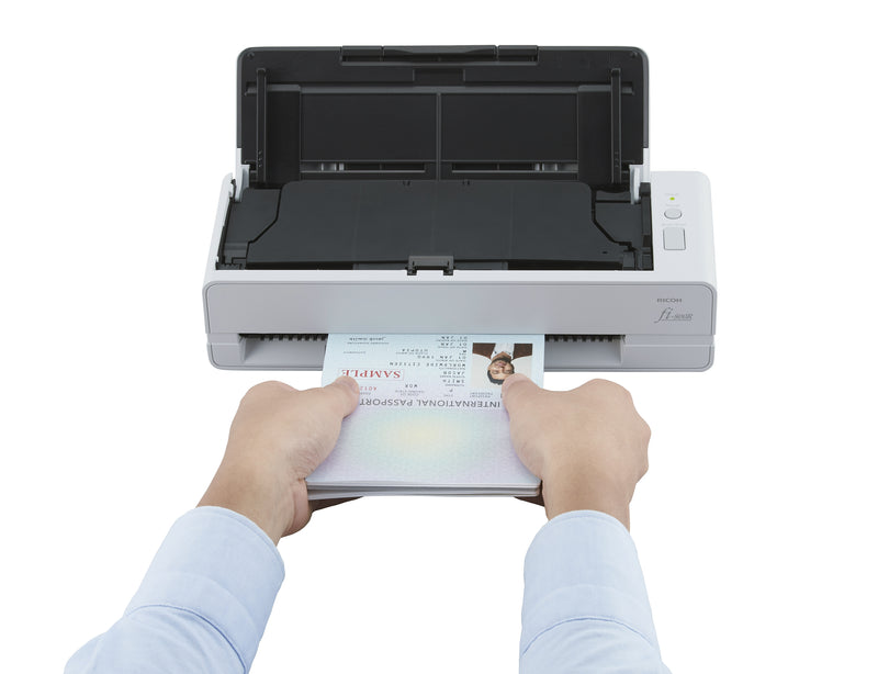 RICOH Fi 800R PA03795-B005 Duplex Document Scanner, Gray/Black