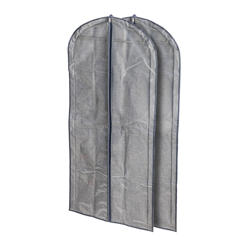 Household Essentials Clothing Protector Bag, Blue, 2/Set (HE1066)