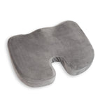 Mind Reader Memory Foam Office Chair Ergonomic Orthopedic Cushion, Gray (SEACUSH-GRY)