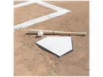 Champion Sports Pro Bury-All Baseball Home Plate, Black/White (BH86)