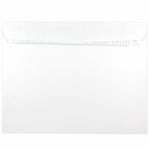 JAM Paper Self Seal Booklet Envelope 9" x 12", White, 100/Pack (356828785d)