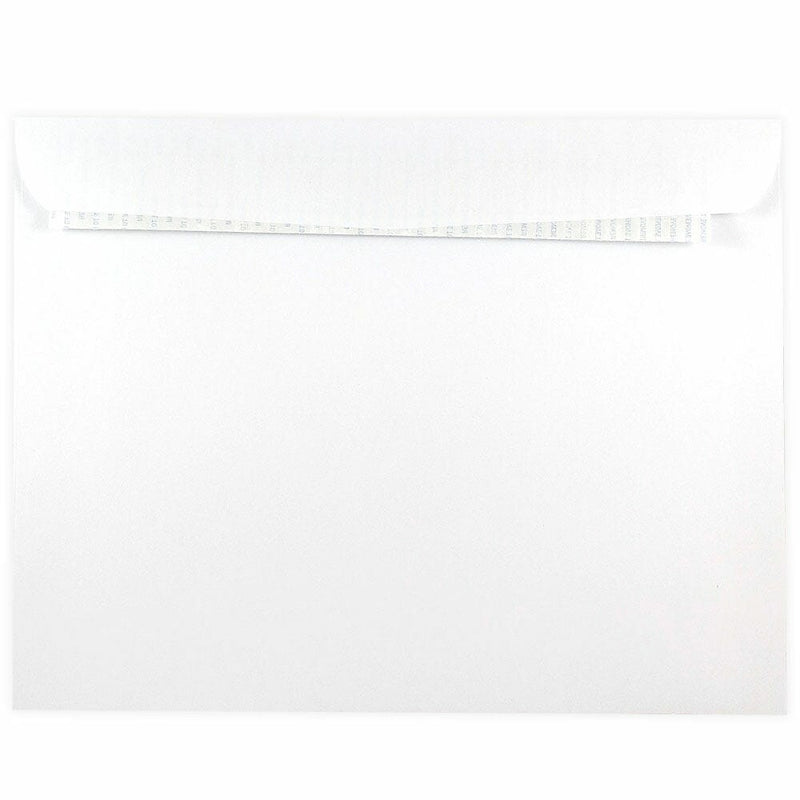 JAM Paper Self Seal Booklet Envelope 9" x 12", White, 100/Pack (356828785d)