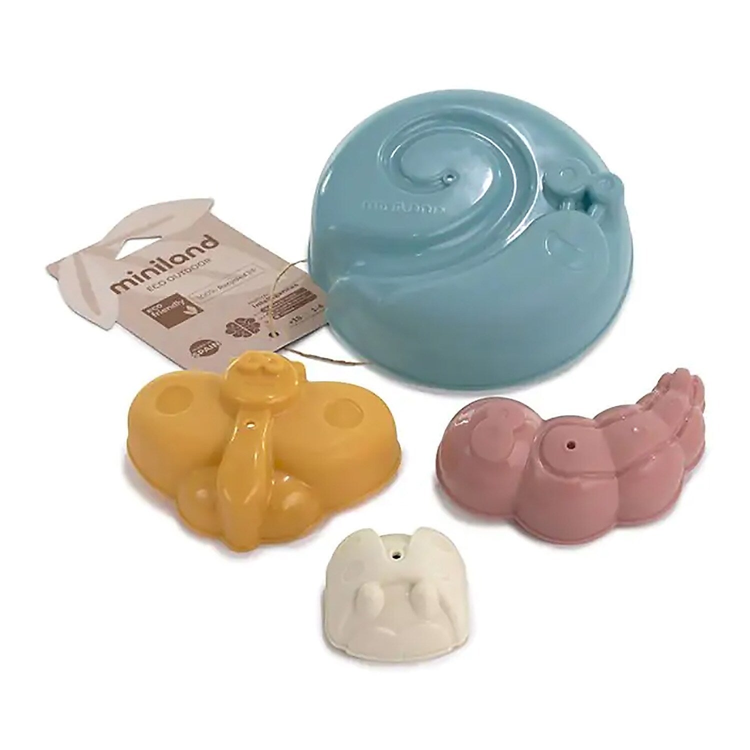 MINILAND ECO Sand Molds, 4/Set, 2 Sets/Bundle (MLE32263-2)