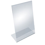 Azar Sign Holder, 8.5" x 14", Side Loading, Clear Acrylic, 10/Pack (112706-10PK)