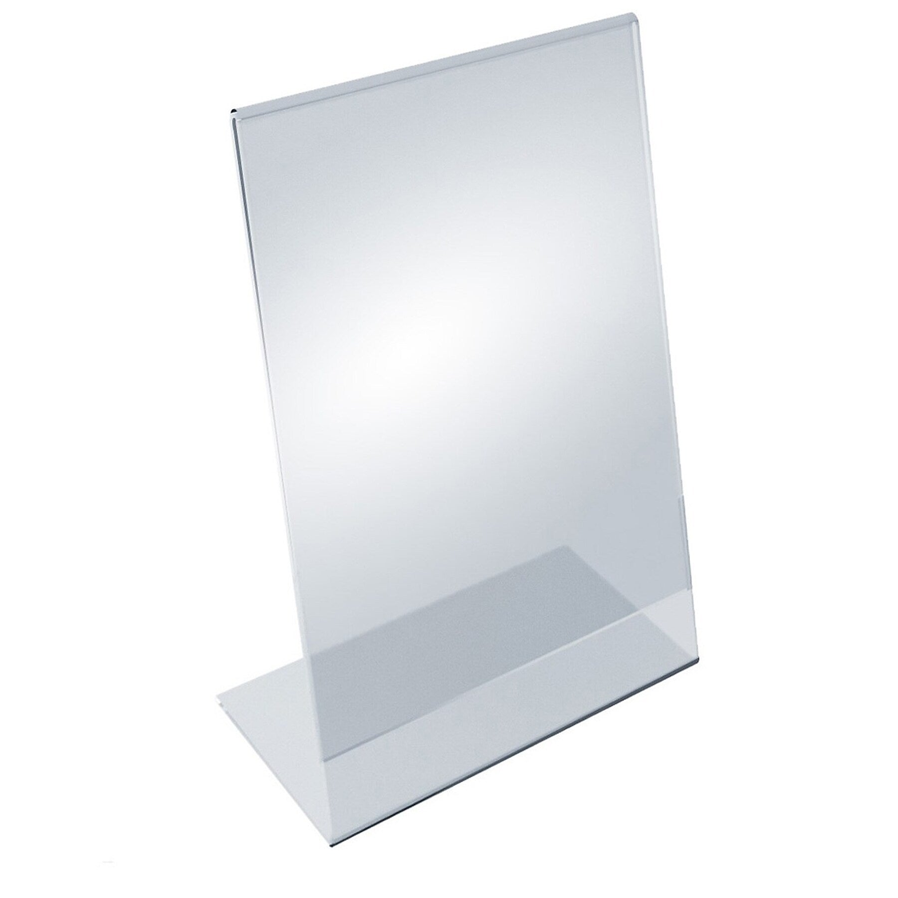 Azar Sign Holder, 8.5" x 14", Side Loading, Clear Acrylic, 10/Pack (112706-10PK)