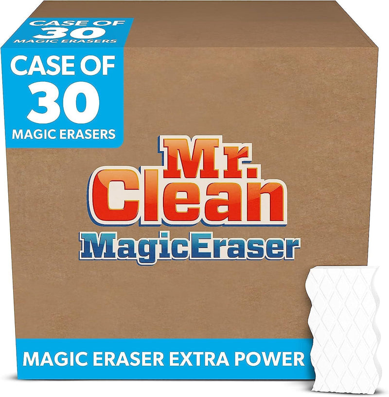 Mr. Clean Professional Magic Eraser Extra Power Scrubbers, White, 30/Pack (16449)
