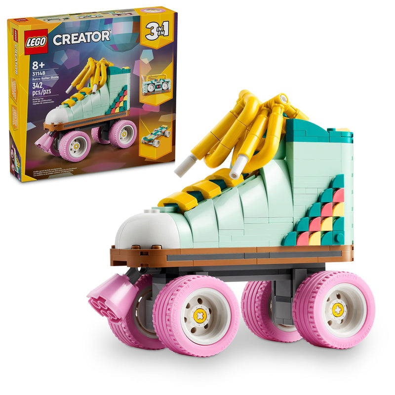 LEGO Creator Retro Roller Skate 3-In-1, 342 Pieces (31148)