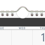2026 AT-A-GLANCE Contemporary 12" x 27" Three-Month Wall Calendar, White/Black (PM11X-28-26)