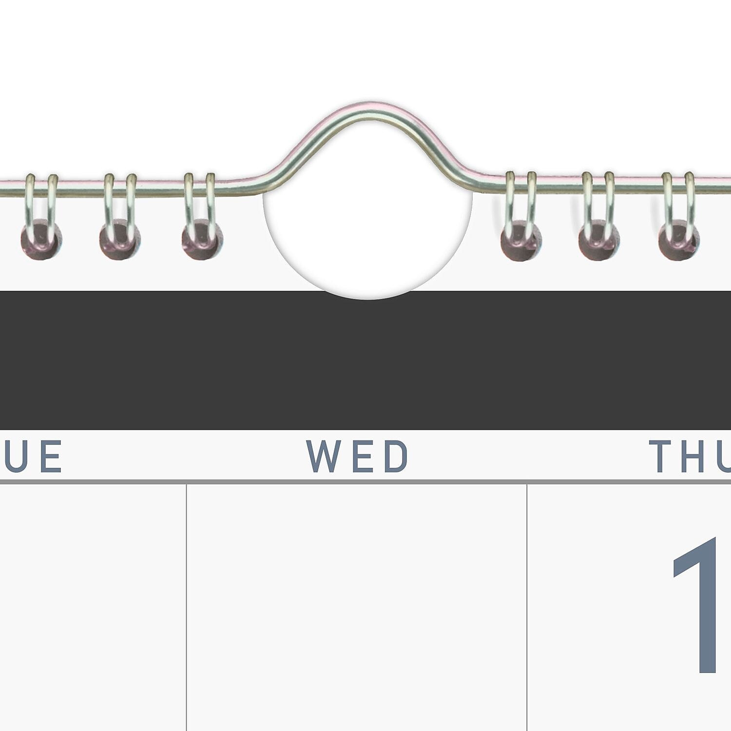 2026 AT-A-GLANCE Contemporary 12" x 27" Three-Month Wall Calendar, White/Black (PM11X-28-26)