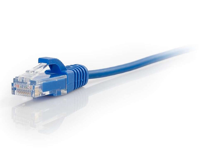 C2G Cables to Go 10' CAT-6 UTP Ethernet Patch Cable, 28 AWG, Blue (01083)