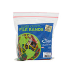 Alliance Reusable Solutions Multi-Purpose #117B Rubber Bands, 7" x 1/8", Non-Latex, Assorted Colors, 50/Pack (07807)