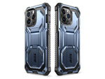 i-Blason Armorbox Metallic Blue Rugged Case for iPhone 14 Pro Max (iPhone2022Pro-6.7-Armorbox-SP-Tilt)