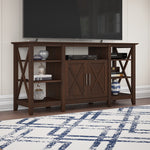 Bush Furniture Key West Console TV Stand, Screens up to 65", Bing Cherry (KWV160BC-03)