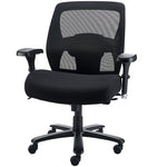 Staples Driscott Ergonomic Fabric Managers Big & Tall Chair, 400 lb. Capacity, Black (28354)