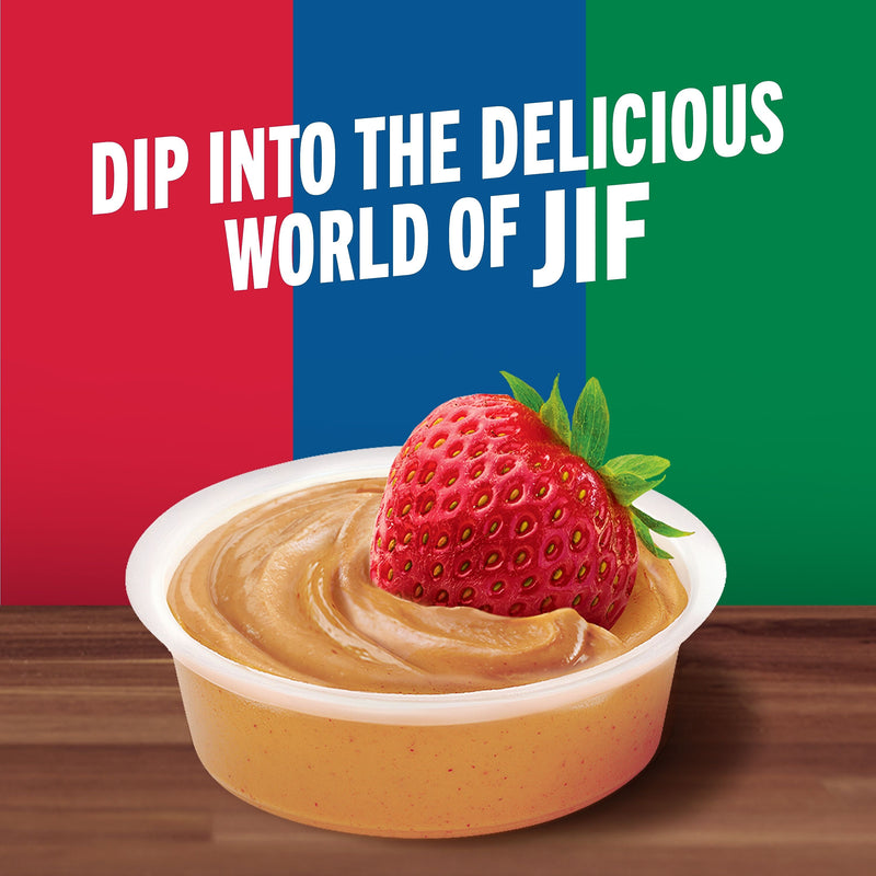 Jif To Go Natural Creamy Peanut Butter, 1.1 oz., 8/Box, 6 Boxes/Case (SMU99266)