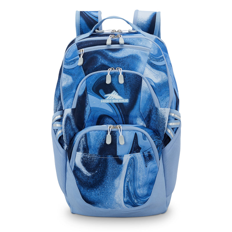 High Sierra Swoop SG Backpack, Medium, Blue Marble Swirl (130360-A625)