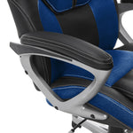 Serta Amplify Ergonomic Faux Leather Swivel Executive Chair, Blue (43673B)