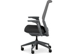HON Cipher Mesh/Fabric Swivel Task Chair, Black/Charcoal (HCFRT.STC.H.S.IC.CU10.TC00.AL.ST.SB.S)