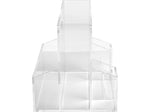 Russell+Hazel 5-Compartment Acrylic Mobile Caddy, Clear (93921)