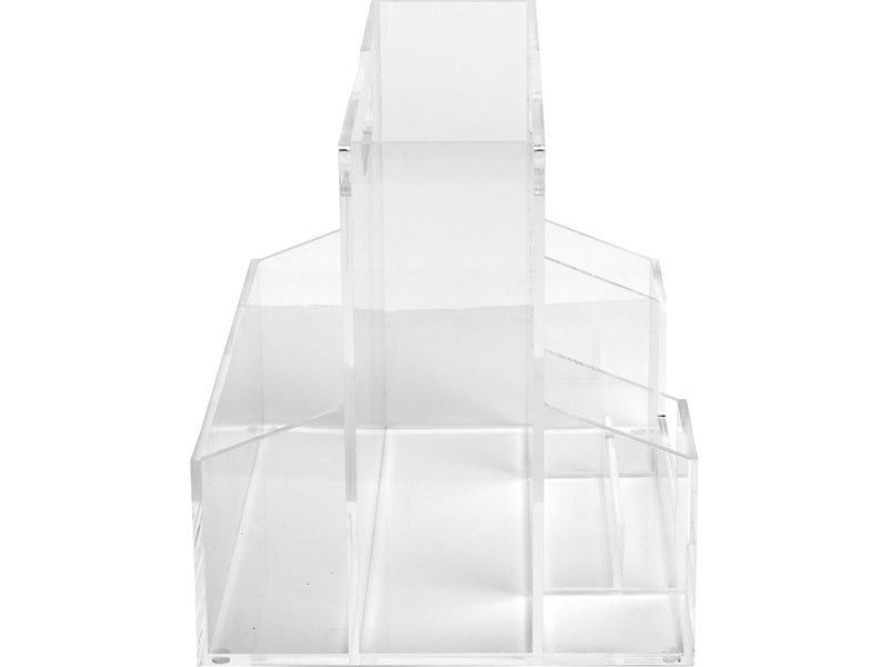 Russell+Hazel 5-Compartment Acrylic Mobile Caddy, Clear (93921)