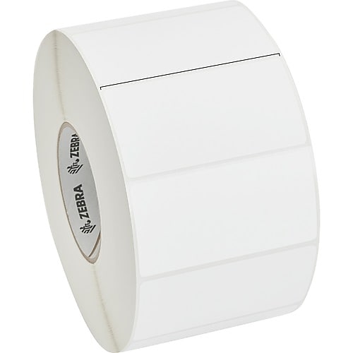 Zebra Z-Perform 1000D Direct Thermal Label, 4" x 2", White, 4/Pack
