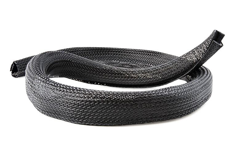 StarTech 10' Cable Management Sleeve, Black, Trimmable Heavy Duty Cable Wrap (WKSTNCMFLX)