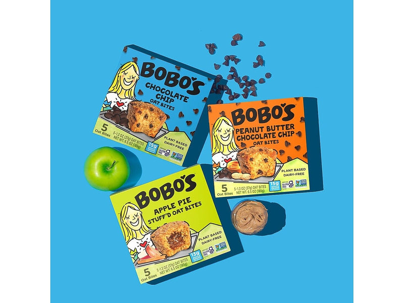 Bobo's Gluten-Free Peanut Butter Chocolate Chip Oat Bite, 32.5 oz., 25 Bars/Box (127-75-D)