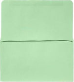 JAM Paper 6 3/4 Booklet Envelope 3 5/8" x 6 1/2", Pastel Green, 50/Pack (R0266-50)