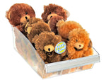 Azar 5.75" x 11.75" Pegboard 3-Compartment Large Deep Bin Tray, Clear, 2/Pack (556134-L-DIV-2PK)