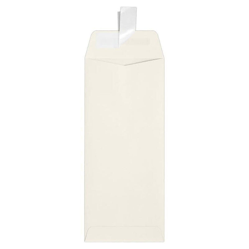 JAM Paper Self Seal #10 Policy Envelope 4 1/8" x 9 1/2", Natural, 50/Pack (7716-NPC-50)