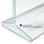 Azar Sign Holder, 5" x 7", Vertical, Table Top, Clear, Acrylic, 10/Pack (142710)
