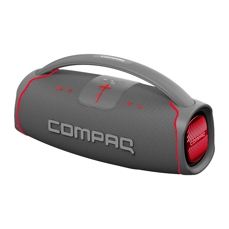 Compaq CMQ 200W Bluetooth Speaker with Microphone, Gray (CMQ200W)