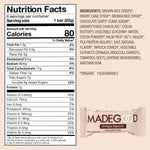 Madegood Gluten Free Chocolate Chip Crispy Squares, 0.78 oz., 6/Box, 6 Boxes/Pack (307-00429)