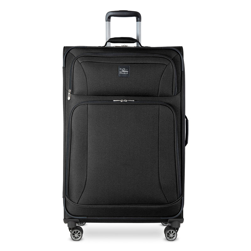 Skyway Luggage Epic 28" Suitcase, 8-Wheeled Spinner, Black (450-28"001-4VP)