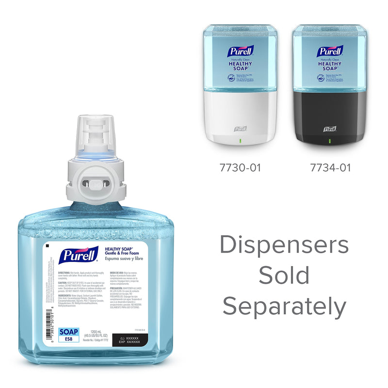 PURELL HEALTHY SOAP Foaming Hand Soap Refill for ES8 Dispenser, 1200 ml, 2/Carton (7772-02)