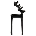 Mind Reader Metal Reindeer Book End, 10.25", Black (RDEER-BLK)