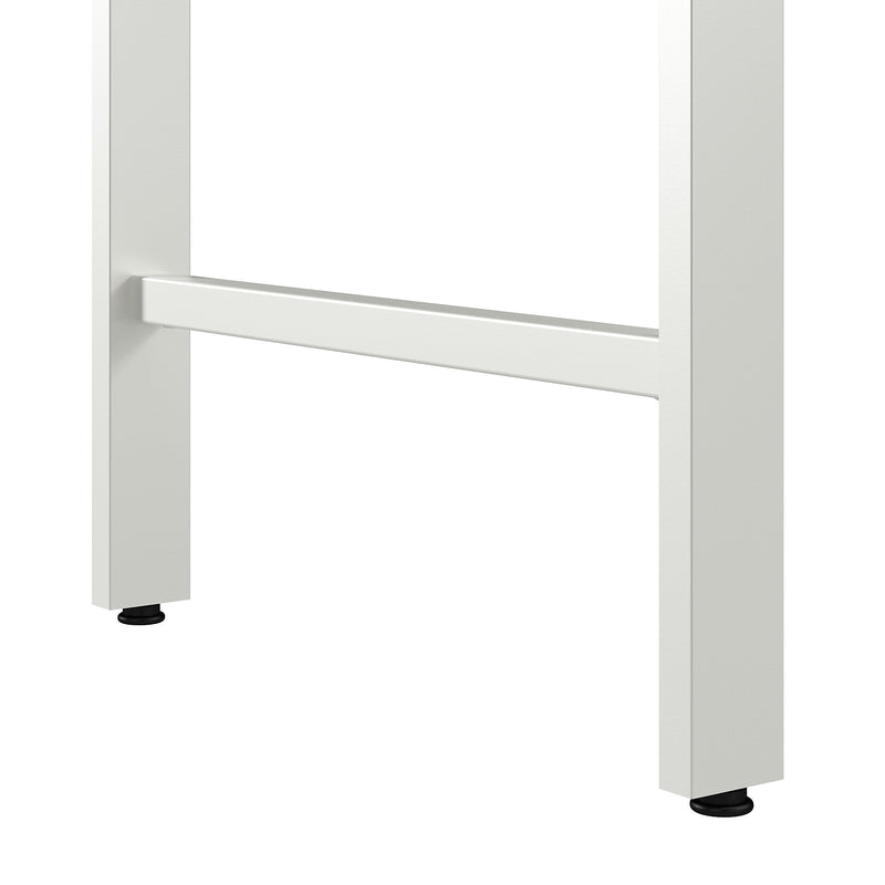 Bush Business Furniture Hustle 60"W L Shaped Computer Desk with 3 Drawer Mobile File Cabinet, Platinum Gray (HUS006PG)