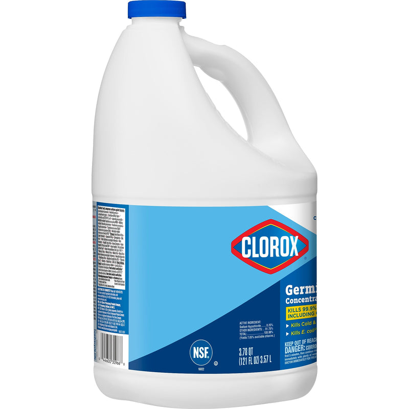 Clorox CloroxPro Germicidal Concentrated Bleach, 121 oz., 3/Carton (30966CT)