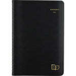 2026 AT-A-GLANCE Recycled 5" x 8" Weekly & Monthly Appointment Book Planner, Faux Leather Cover, Black (70-100G-05-26)