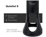 Honeywell QuietSet 32.83"H 8-Speed Oscillating Tower Fan, Black (HYF290B)