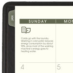 2026 AT-A-GLANCE Recycled 8.25" x 11" Weekly & Monthly Appointment Book Planner, Faux Leather Cover, Black (70-950G-05-26)
