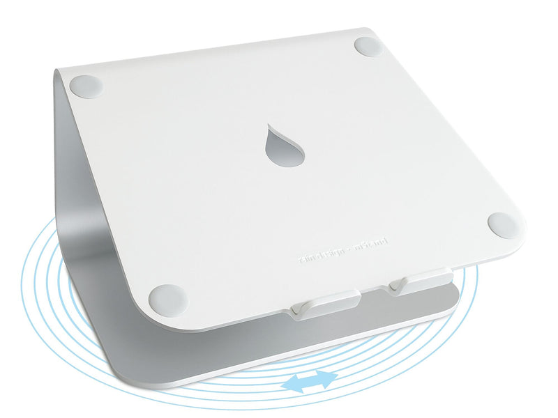 Rain Design mStand360 Laptop Stand for Apple MacBook/MacBook Pro/Powerbook, Silver (10036)