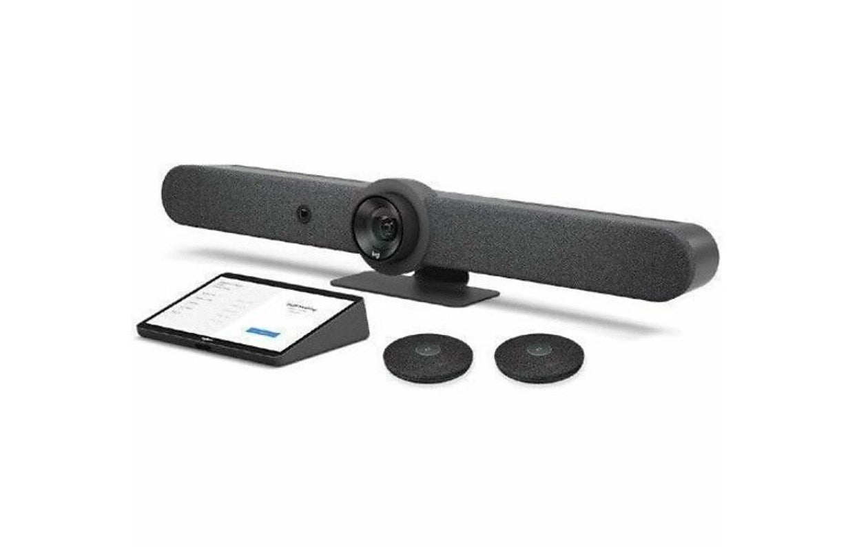 Logitech Rally Bar No-Radio HD 4K Kit Webcam, 15 Megapixels, Graphite (991-000536)