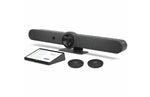 Logitech Rally Bar No-Radio HD 4K Kit Webcam, 15 Megapixels, Graphite (991-000536)