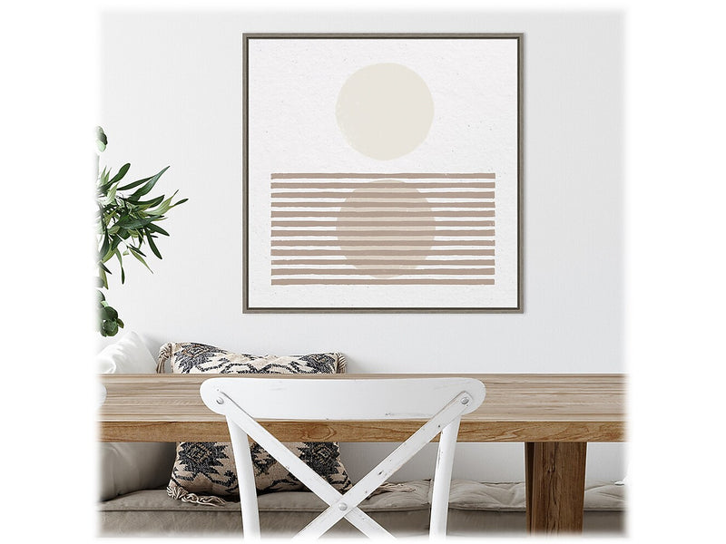 Amanti Art Reflection I Neutral, Canvas, 22" x 22" (A42675515249)