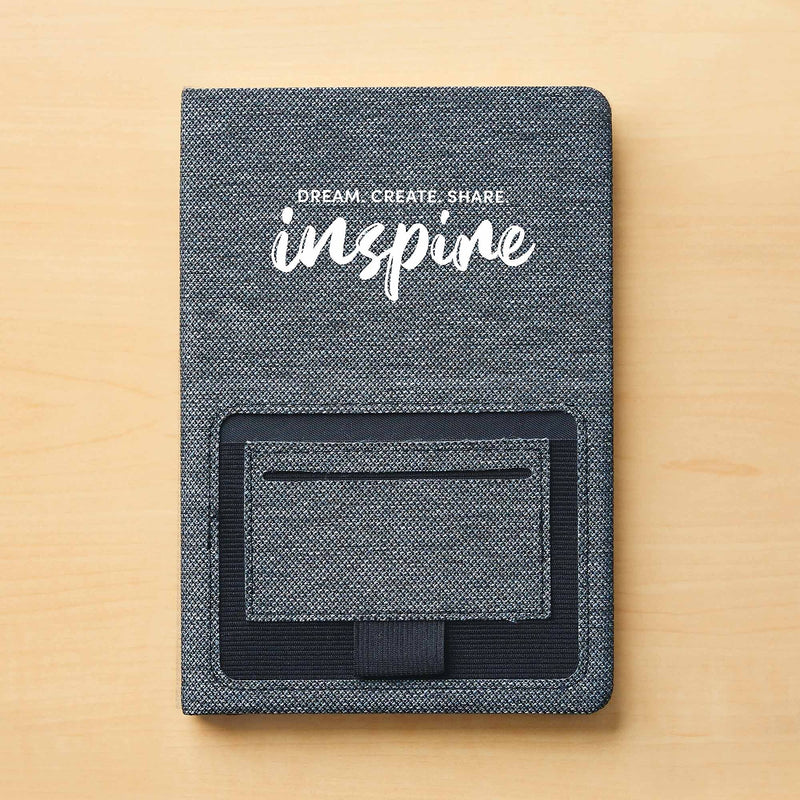 Baudville Sustainably Smart Hardcover Journal, 5" x 8", 80 Pages, 2/Pack (1393447P231)