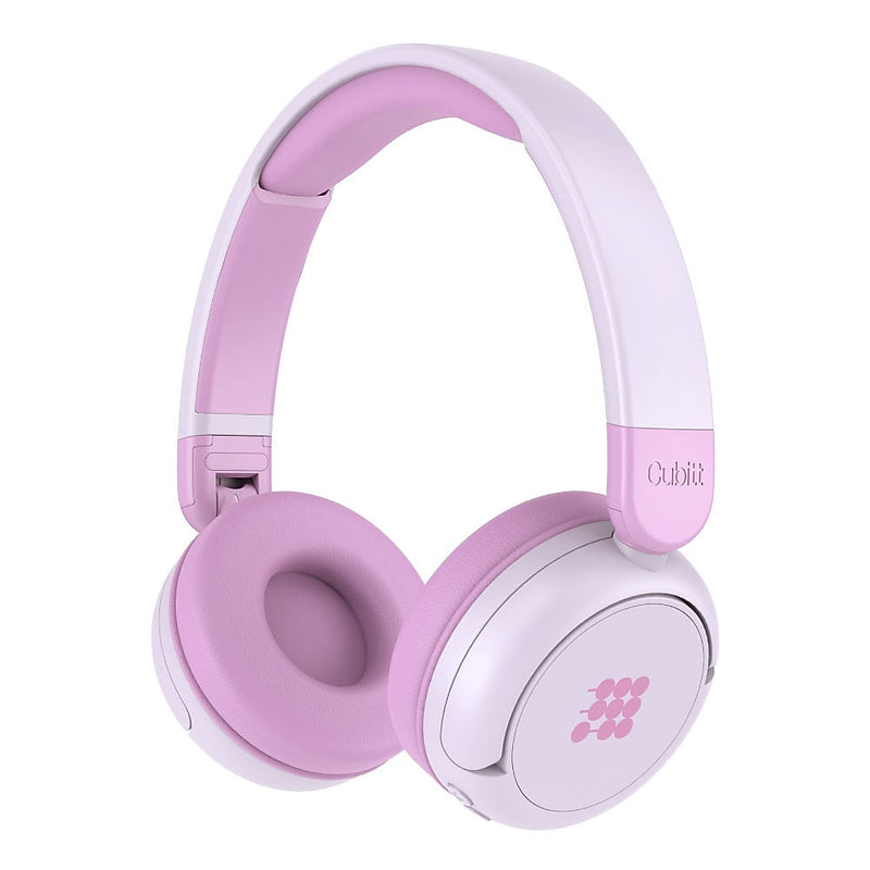 Cubitt Jr. Wireless Active Noise Canceling Over-Ear Headphones, Bluetooth, Lilac (CTANCJR-6)
