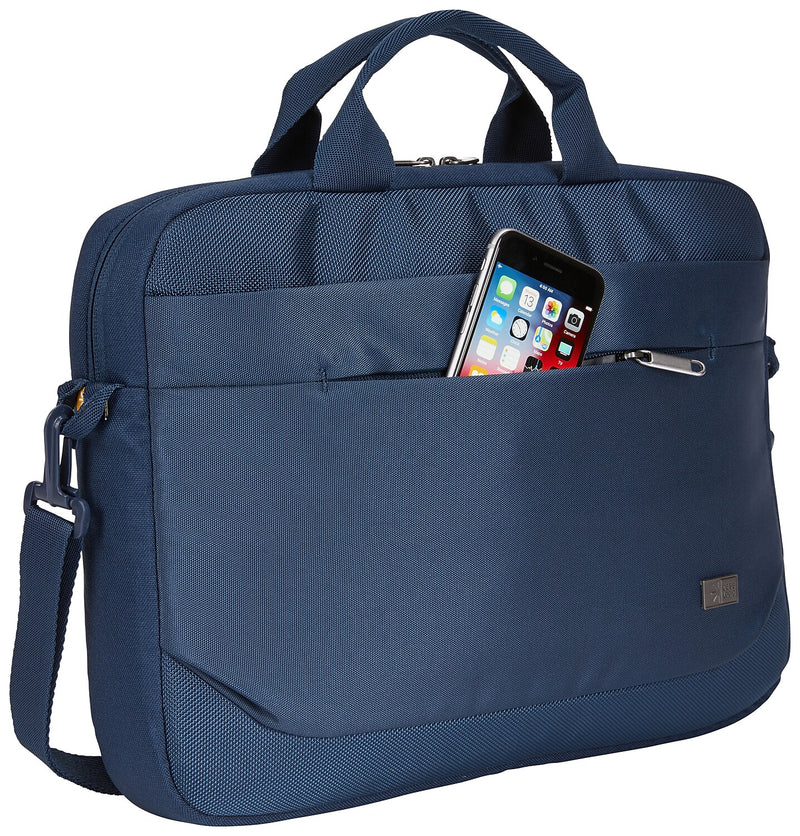 Case Logic Advantage Polyester Attache, Laptop Compatible, Dark Blue (3203987)